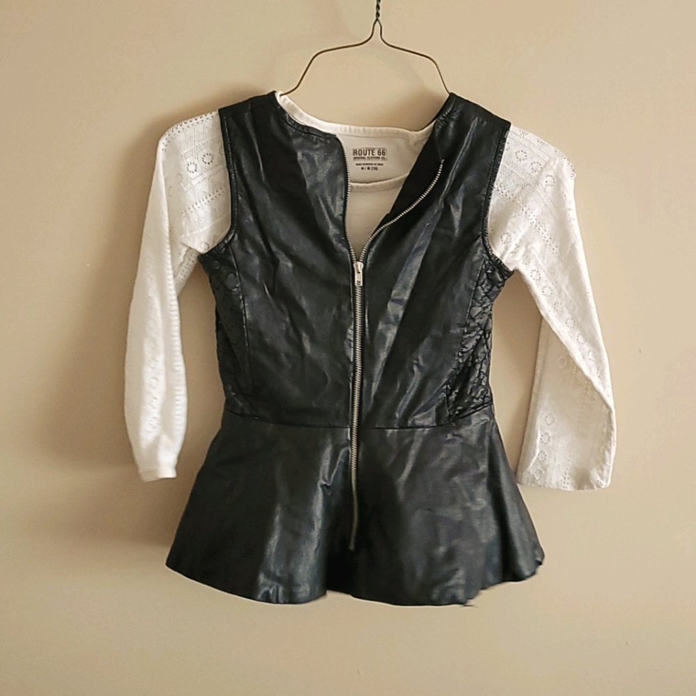 Leather  vest has a small  wear see picture